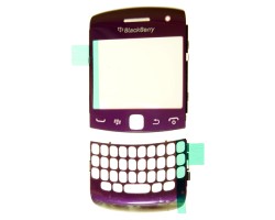 Előlap BlackBerry 9360 Curve előlap felső + alsó része (plexivel) lila